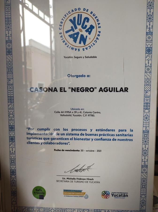 Casona Del Negro Aguilar Hotel Valladolid  Exterior foto